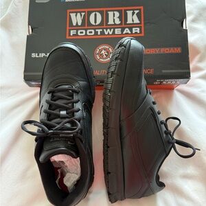 Skechers Men's Black Slip-Resistant Sneakers